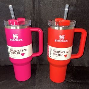 Stanley Valentine’s Day Tumbler 40z pair BRAND NEW fast shipping